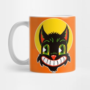 Vintage Halloween Cat Mug